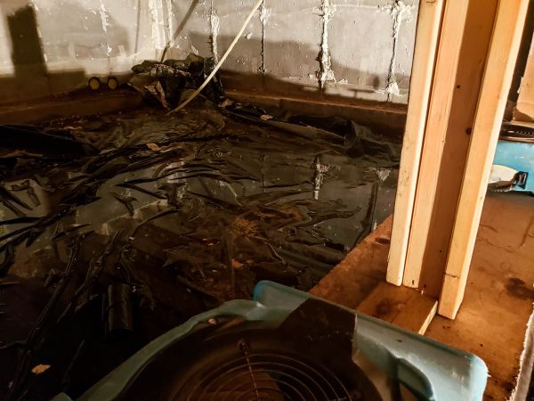 Crawlspace Water Cleanup in Holland